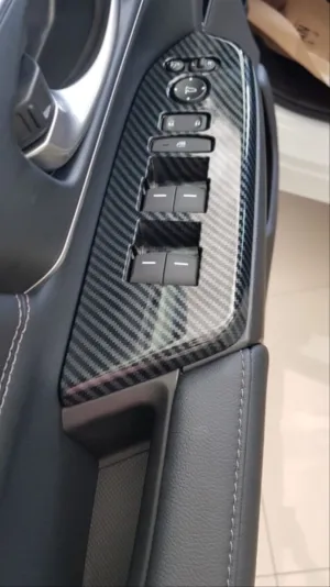 Honda Cr-V Uyumlu 2018-2021 Kapı Kolçak Kaplama Karbon - Görsel 3
