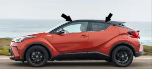 Toyota C-Hr Uyumlu 2016-2019 Cam Nikelajı - Görsel 2