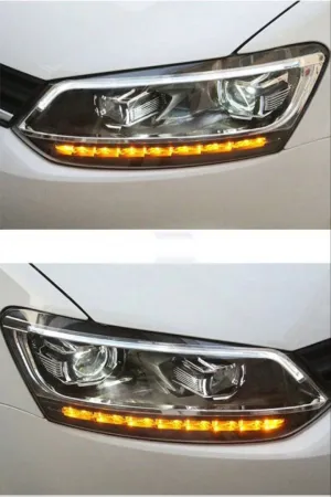 Volkswagen Polo Uyumlu 2010-2017 LED Far thumb 2
