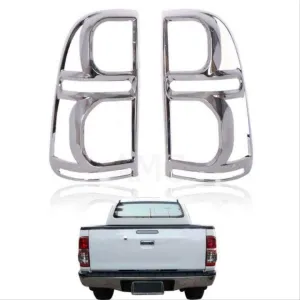 Toyota Hilux Uyumlu Vigo 2012-2015 Stop Çerçeve Kaplama Krom thumb 4