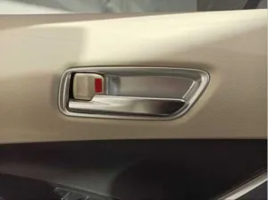 Toyota Corolla Uyumlu 2019+ Kapı Kolu İç Kaplama - Silver thumb 4