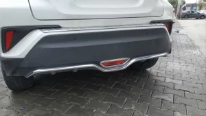 Drs Tuning Toyota C-Hr Uyumlu 2016-2019 Arka Tampon Alt Çıtası Nikelaj - Görsel 2