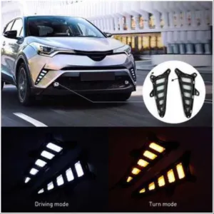 Drs Tuning Toyota C-Hr Uyumlu 2016-2019 Ön Sis Ledi - Hareketli Sinyal - Görsel 4