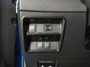 Nissan Qashqai Uyumlu 2014-2020 Kontrol Panel Kaplama - Karbon thumb 3