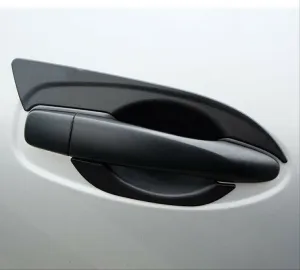 Nissan Navara Uyumlu 2015-2020 İç Kapı Kolu Kaplama Siyah thumb 3