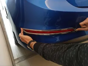 Drs Tuning Hyundai Elantra Uyumlu 2016-2018 Arka Sis Kaplaması Nikelaj - Görsel 3