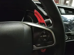 Honda Civic Uyumlu Fc5 2016+ Paddle Shift (F1 Vites Kulakçık) - Kırmızı thumb 4