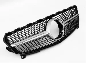 Mercedes W176 Uyumlu (2016-2018) A Serisi Diamond Panjur - Gri thumb 1