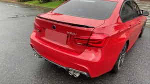 Bmw 3 Uyumlu Serisi F30 2012-2018 M Technıc Hybrıd Spoiler Piano Black thumb 1