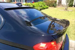 Bmw 3 Uyumlu Serisi F30 Cam Üstü Spoiler - Piano Black (Parlak Siyah) thumb 2