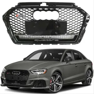 Audi A3 Uyumlu 2016-2020 Panjur Rs3 Siyah thumb 2