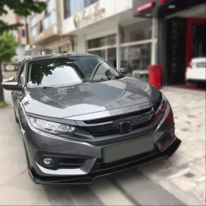 Honda Civic Uyumlu Fc5 2016-2020 Ön Lıp 3 Parça thumb 1