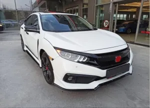 Honda Civic Uyumlu Fc5 2019+ Makyajlı Kasa Ön Tampon Mugen Ön Ek thumb 2
