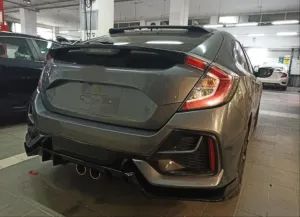 Drs Tuning Honda Civic Uyumlu Fk7 2016-2020 Hatchback Typer Arka Tampon Ek (Stok Hatası) - Görsel 2
