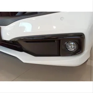 Drs Tuning Honda Civic Uyumlu Fc5 2019-2021 Ön Sis Kaşı Kaplaması Piano (Makyajlı Kasa) - Görsel 4