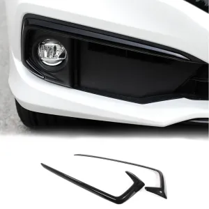 Drs Tuning Honda Civic Uyumlu Fc5 2019-2021 Ön Sis Kaşı Kaplaması Piano (Makyajlı Kasa) - Görsel 5