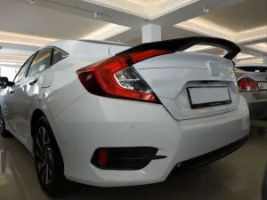 Drs Tuning Honda Civic Uyumlu Fc5 V Style Spoiler - Piano Black - Görsel 2
