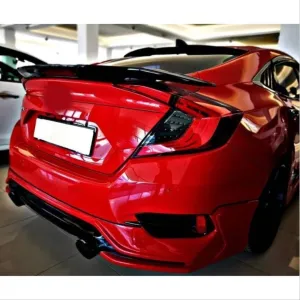 Honda Civic Uyumlu Fc5 2016-2020 Turbo Body Kit Arka Ek thumb 1