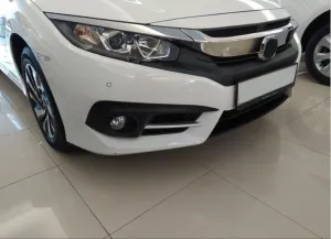 Honda Civic Uyumlu Fc5 2016-2020 Sis Orta Çıta Silver thumb 3