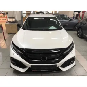 Drs Tuning Honda Civic Uyumlu Fc5 2016-2020 Ön Panjur Üst Kaplama STOK HATALIDIR - Görsel 2