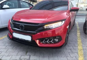 Honda Civic Uyumlu Fc5 2016-2020 Ön Lıp Dizayn A thumb 4