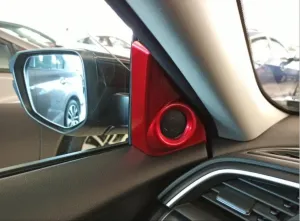 Drs Tuning Honda Civic Uyumlu Fc5 2016-2020 Tweeter Kaplama- Kırmızı - Görsel 2