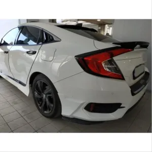 Drs Tuning Honda Civic Uyumlu Fc5 2016-2020 Kelebek Camı Kaplaması Köseli Model - Görsel 3