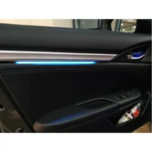 Honda Civic Uyumlu Fc5-Fk7 2016-2020 Işıklı İç Kapı Çıtası 4 Parça MaviDRS Tuning kalitesiyle tanışın! Özel olarak Honda  model araçlar için üretilen bu ürün, o