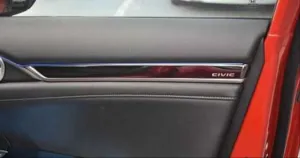 Drs Tuning Honda Civic Uyumlu Fc5 2016-2020 İç Kaplama Set Füme 7 Parça - Görsel 2