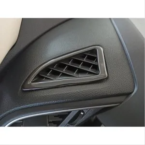 Drs Tuning Honda Civic Uyumlu Fc5 2016-2020 Üst Hava Menfez Kaplama 2 Parça Piano Black - Görsel 2