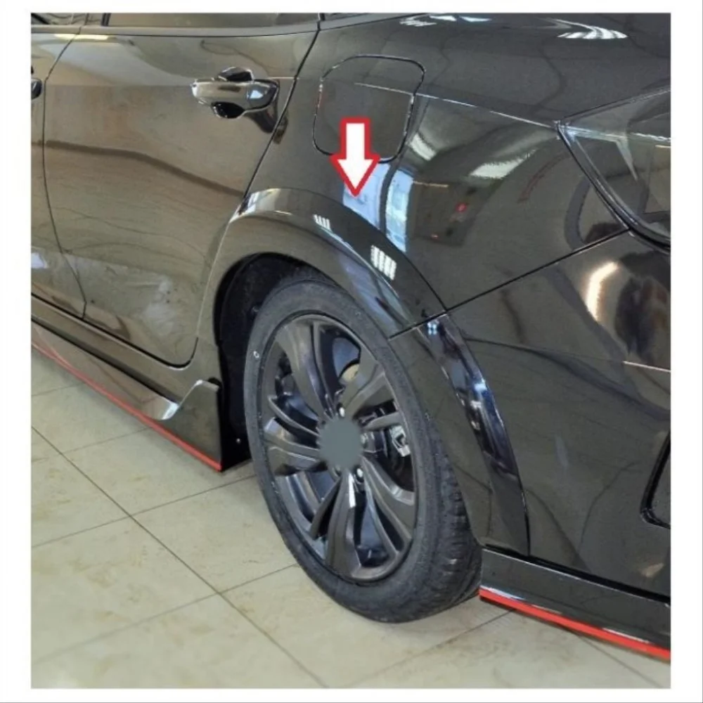 Drs Tuning Honda Civic Uyumlu Fc5 2016-2020 Arka Çamurluk Kabartma Dizayn A (Typer)