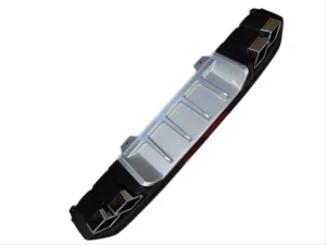 Honda Civic Uyumlu Fc5 2016-2020 Difüzör Kare Egzoz Silver thumb 1