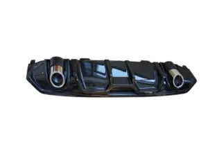 Honda Civic Uyumlu Fc5 2016-2020 Difüzör Çift Egzoz Karbon thumb 1