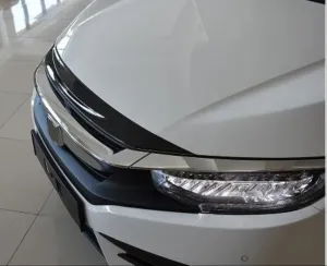 Drs Tuning Honda Civic Uyumlu Fc5 2016-2020 Ön Panjur Üst Kaplama Karbon - Görsel 2