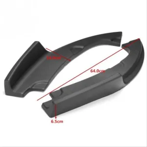 Honda Civic Uyumlu Fc5 2016-2020 Arka Çıkıntılı Flap Piano Black thumb 4