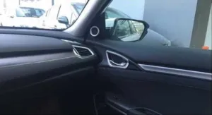 Honda Civic Uyumlu Fc5 2016-2020 Hava Menfez Kaplama 3 Parça - Silver (Kalın) thumb 2