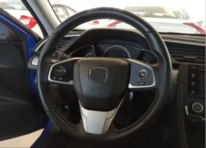 Honda Civic Uyumlu Fc5 2016-2020 Direksiyon Alt Parça Tekli Silver YazısızDRS Tuning kalitesiyle tanışın! Özel olarak Honda  model araçlar için üretilen bu ürün