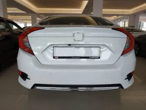 Honda Civic Uyumlu Fc5 2016-2020 Arka Tampon Alt Çıta Nikelaj thumb 2