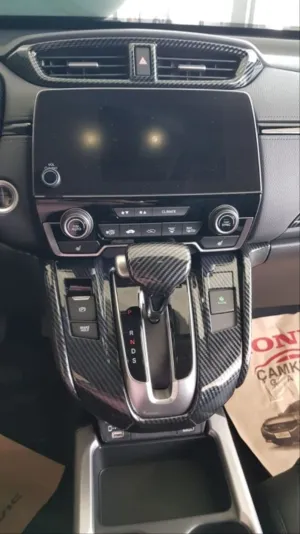 Honda Cr-V Uyumlu 2018-2021 Vites Konsol Kaplaması Karbon thumb 2