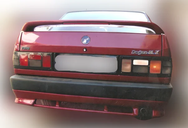Fiat Doğan Uyumlu Arka Karlık Etekli Boyalı