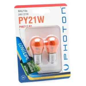 Photon uyumlu Blister Py21W 24V 93 Turuncu Şaşı Tırnak 2'Li Blister modelleri Oto Aksesuar Shop'de. Kaliteli malzeme, hızlı kargo ve güvenli alışverişle hemen