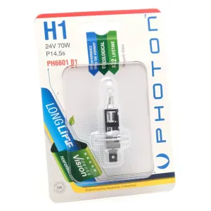 Photon uyumlu Blister H1 24V 70W modelleri Oto Aksesuar Shop'de. Kaliteli malzeme, hızlı kargo ve güvenli alışverişle hemen inceleyin.