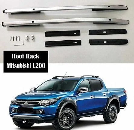 Mitsubishi L200 Uyumlu Tavan Çıtası -2015 Oem Style Silver Gümüş