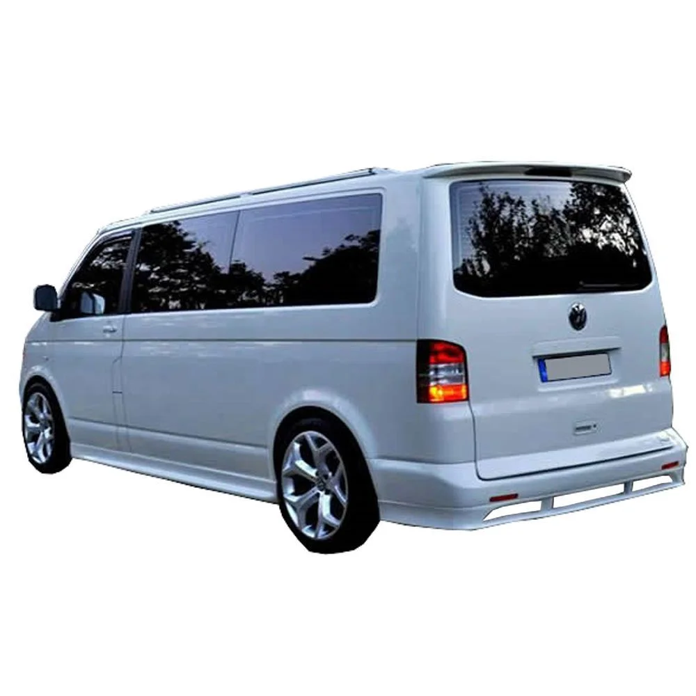 Volkswagen Transporter Uyumlu -(2003 - 2021) Uzun Şase Yan Marşpiyel Seti (Plastik)