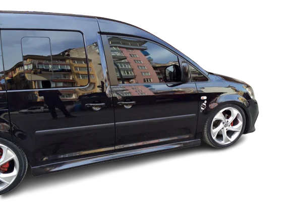 Volkswagen Caddy Uyumlu (2003 - 2020) Yan Marşpiyel Seti (Plastik)