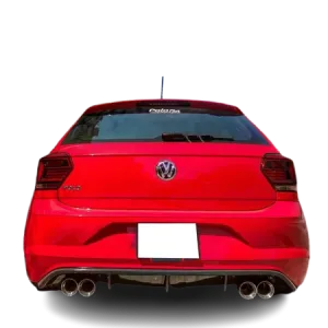 Volkswagen Polo 2017-Günümüz (AW) uyumlu (2017 Ve Sonrası) Sağ Sol Çift Çıkış Difüzör (Plastik) modelleri DRS Tuning'de. Kaliteli malzeme, hızlı kargo ve