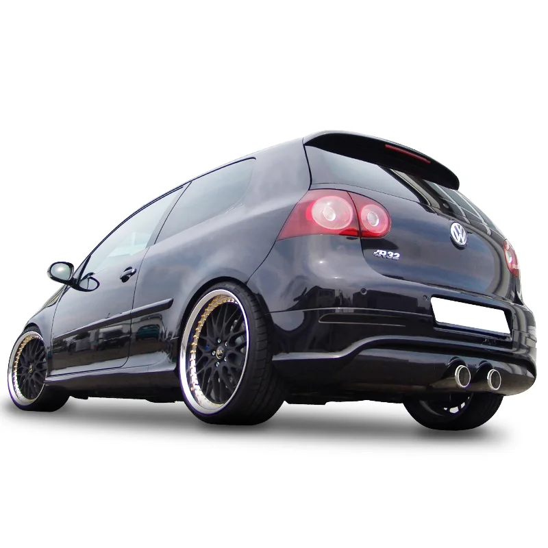 Drs Tuning Golf Uyumlu 5 (2003-2009) R32 Arka Tampon Eki - Difüzör (Plastik)