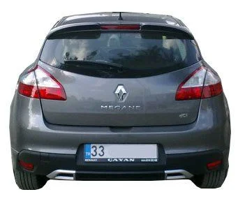 Renault Megane Uyumlu 3 (2009-2013) Sport Difüzör (Plastik)
