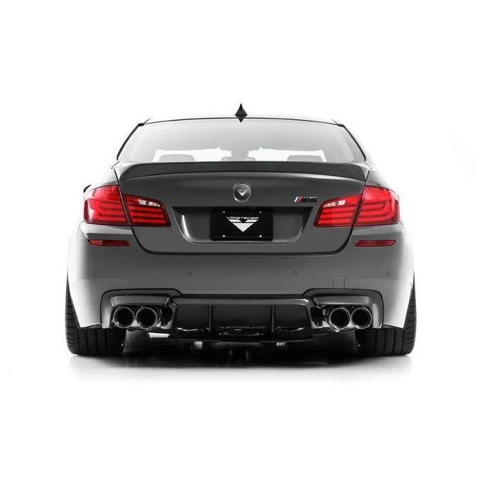 Bmw 5 Uyumlu Serisi F10 (2010 - 2014) Vorsteiner Arka Tampon Eki - Difüzör (Plastik)