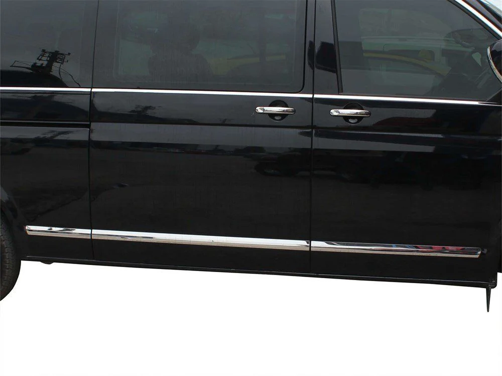Drs Tuning Transporter Uyumlu T6.1 Yan Kapı Çıtası 7 Parça. Krom 2020 Ve Sonrası